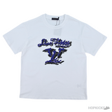Louis Vuitton Printed White T-Shirt (Imported Premium Finish) - Photo 1