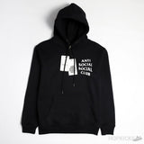 Anti Social Social Club Smells Bad Hoodie Black - Photo 6