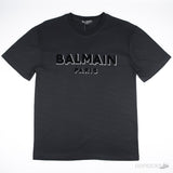 Balmain Flock and Foil T-Shirt - Photo 1