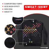 LV Printed Cotton Sweat-Shirt - Photo 8