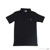 Moncler Logo-Patch Cotton Polo T-Shirt - Photo 1