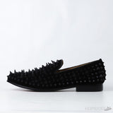 CL Black Dandelion Spikes Loafer (Dot Perfect) - Photo 1