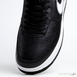LV x Air Force 1 Low Trainer Sneaker Black White - Photo 11