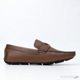 Prada Triangle Logo Penny Slot Brown Loafers (Premium Plus Batch) - Photo 3