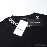 D&GG Neck Logo Black T-Shirt - Photo 8