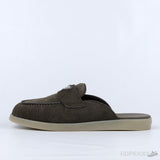 Prada Suede Sabots Gravel Gray (Premium Plus Batch) - Photo 1