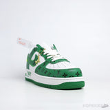 LV x Air Force 1 Low By Virgil Abloh White Green - Photo 2