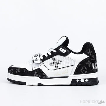 Louis Vuitton Trainer 54 White Green (Dot Perfect)