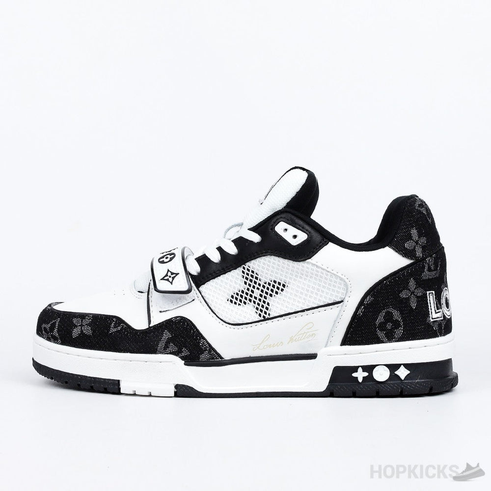 Louis Vuitton Trainer 54 White Green (Dot Perfect)