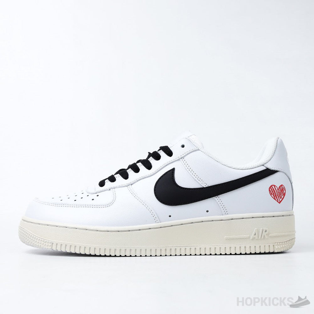 Nike Air force 1 Low Sail White Black (Premium Batch)