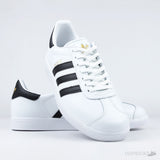 Adidas Gazelle Sneaker White Black - Photo 10