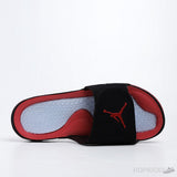 Air Jordan Hydro 5 Retro Black Red Slides - Photo 4