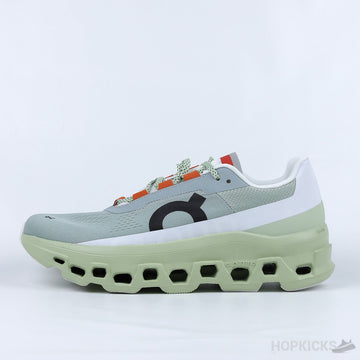 On Running Cloudmonster Glacier Grey Meadow Green (On Cloud) (Premium Batch)