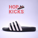 Adilette 3 Stripe Slides Black [Economy Batch] - Photo 2