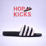 Adilette 3 Stripe Slides Black [Economy Batch] - Photo 3