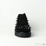 CL Black Suede Multi Level Spiked High Top - Photo 3