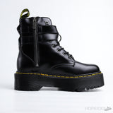 Dr. Martens 1460 Smooth Leather Buckle Boots (Dot Perfect) - Photo 4