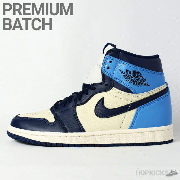 Air Jordan 1 Retro High Obsidian UNC