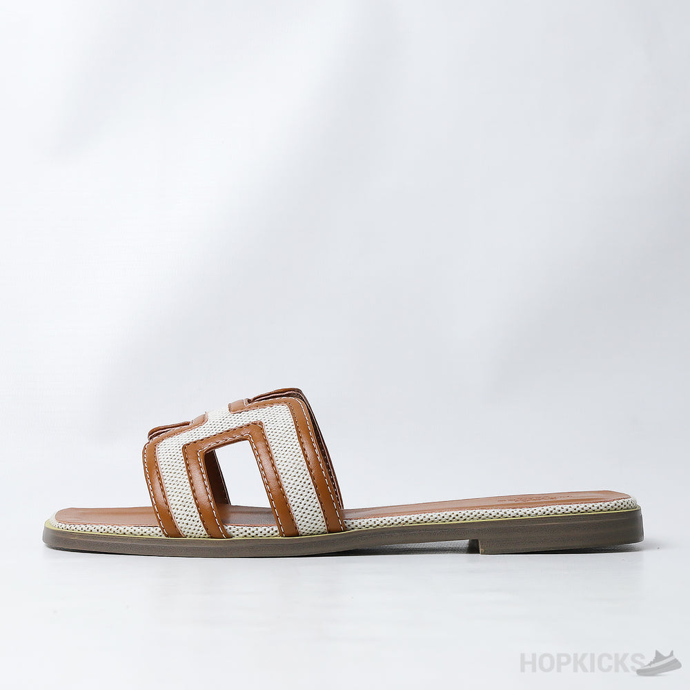 Hermès Oran Sandals Brown Grey (Premium Plus Batch)