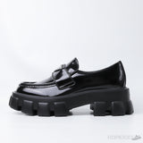Prada Monolith Black Loafers (Dot Perfect) - Photo 1