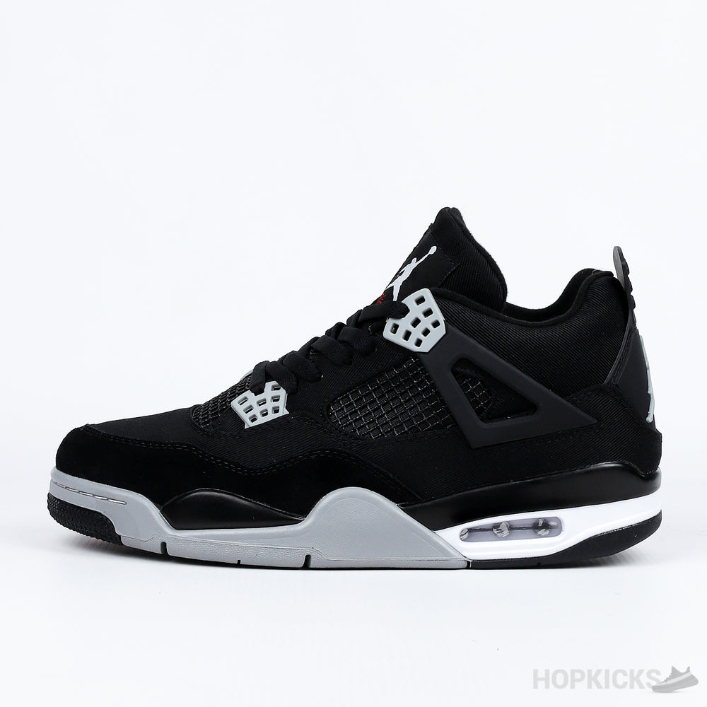 Air Jordan 4 Black Canvas (Premium Batch)