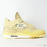 Off-white x Air Jordan 4 Retro Sail (W) - Photo 5