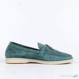 Loro Piana Sea Green Summer Charm Loafer (Premium Batch) - Photo 3