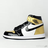Air Jordan 1 Retro High NRG Patent Gold Toe - Photo 1