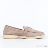 Loro Piana Brown Suede Summer Charms Walk Loafers (Premium Plus Batch) - Photo 3