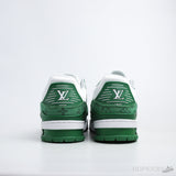 LV Trainer Green Monogram Denim White - Photo 8