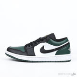 Air Jordan 1 Low Black/Pine Green (Premium Batch) - Photo 1