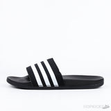 Adidas Adilette Comfort Slides Core Black Cloud White - Photo 1