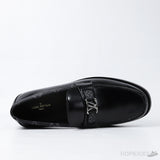 LV Major Side Monogram Black Loafers (Dot Perfect) - Photo 4