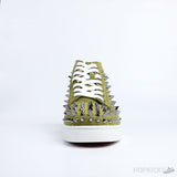 CL Green Suede Multi Level Spiked High Top - Photo 3