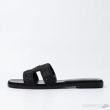 Hermès Oran Sandals Black (Premium Plus Batch) - Photo 1