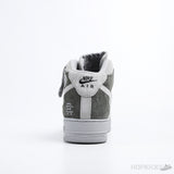 Air Force 1 Mid X Reigning Champ White Grey Black - Photo 3
