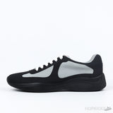 Prada America's Cup Soft Rubber Black Sneakers (Premium Plus Batch) - Photo 1