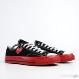 All-Star 70 Ox Comme des Garcons PLAY Black Red Midsole - Photo 5