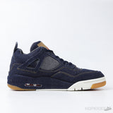 Air Jordan 4 Retro Levi's Denim (Tag with Levi's Logo) (Premium Plus Batch) - Photo 3
