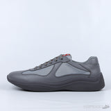 Prada America's Cup Soft Rubber Gray Sneakers (Premium Plus Batch) - Photo 1