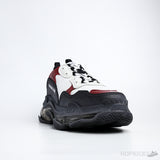 Bale*ciaga Faded Triple S Clear Sole Black White And Red - Photo 2
