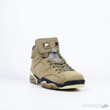 Air Jordan 6 Retro Gore-Tex Brown Kelp (Dot Perfect Batch) - Photo 4