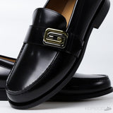 Gucci Logo-Plaque Leather Loafer (Dot Perfect) - Photo 12