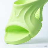 Bale*ciaga Mold Rubber Slides - Yellow - Photo 11