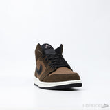 Air Jordan 1 Mid SE Dark Chocolate (Dot Perfect) - Photo 5