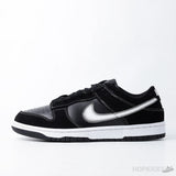 Nike SB Dunk Low Airbrush Swoosh Black (Premium Plus Batch) - Photo 1