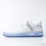 Nike Air Force 1 React "White Ice" (Dot Perfect) - Photo 1