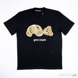 Palm Angels Logo Print Short Sleeve T-Shirt - Photo 1