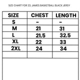 NBA Los Angeles Lakers No.23 James Black Jersey - Photo 5