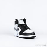 Nike Air Jordan 1 High Black White (Dot Perfect) - Photo 2